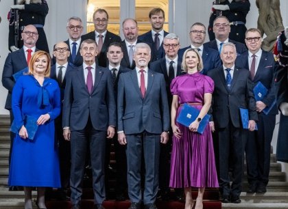 Pavel jmenoval Babišovu vládu