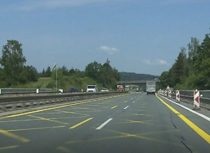 Most Šmejkalka na D1 uzavře zatěžovací zkouška