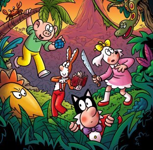 Čtyřlístek ve stínu sopky